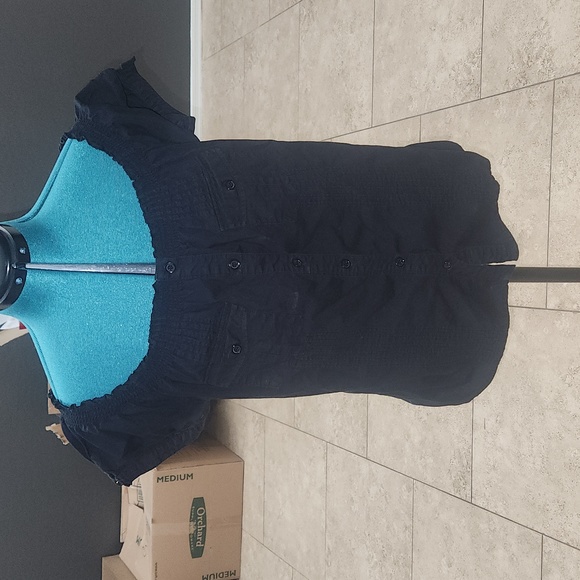 Black Peasant Utility top - Picture 1 of 1